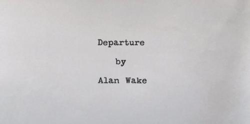 Alan Wake perdeu uma grande oportunidade com suas páginas de manuscrito