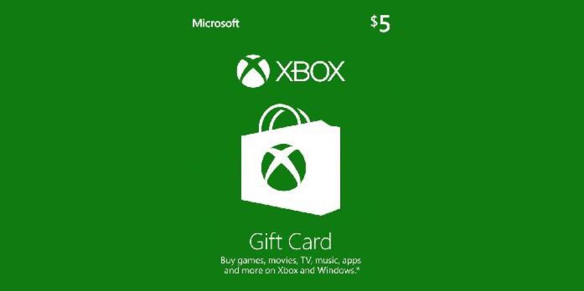 Alguns jogadores de sorte do Xbox estão recebendo cartões-presente gratuitos
