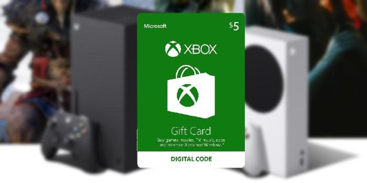 Alguns jogadores do Xbox estão recebendo cartões-presente gratuitos