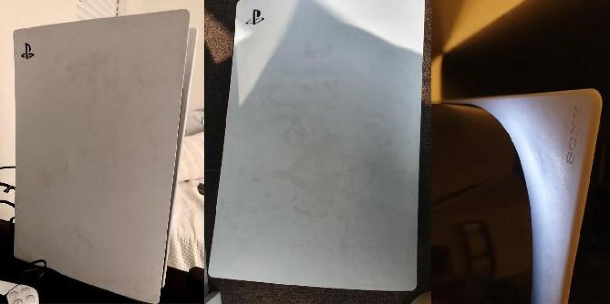 Alguns usuários do PS5 relatando consoles descoloridos sujos