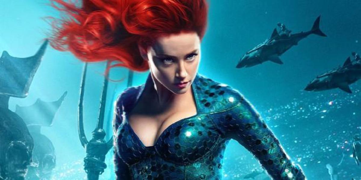 Amber Heard provoca retorno como Mera em Aquaman 2 com foto de retrocesso