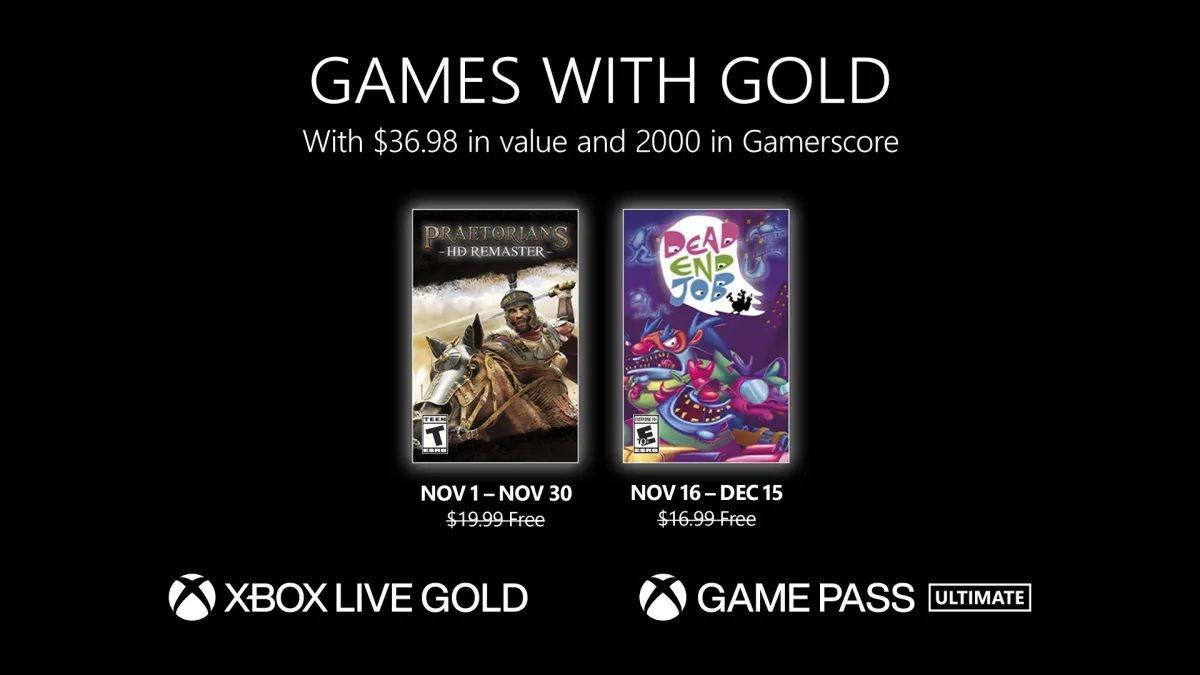 Ambos os jogos gratuitos do Xbox com ouro para novembro de 2022 já estão disponíveis