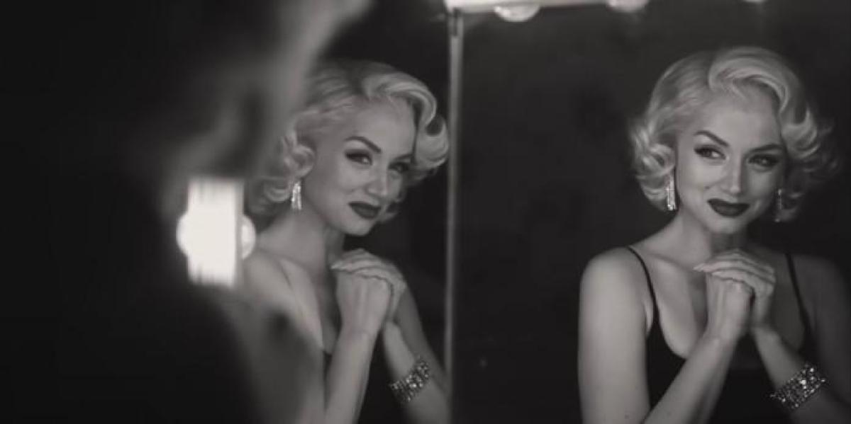 Ana de Armas se torna Marilyn Monroe em novas fotos loiras