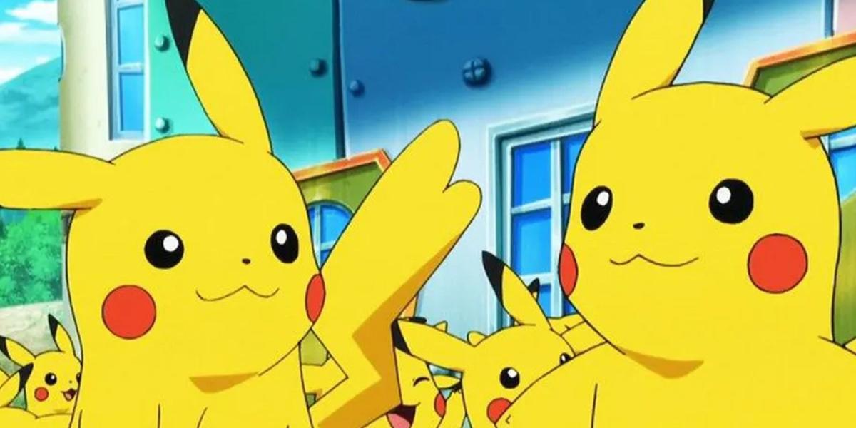 Anel de noivado Pokemon apresenta Pikachu masculino e feminino