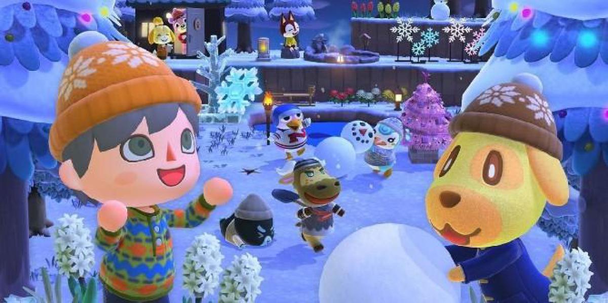 Animal Crossing Build-A-Bear Plushes com opções de roupas de inverno
