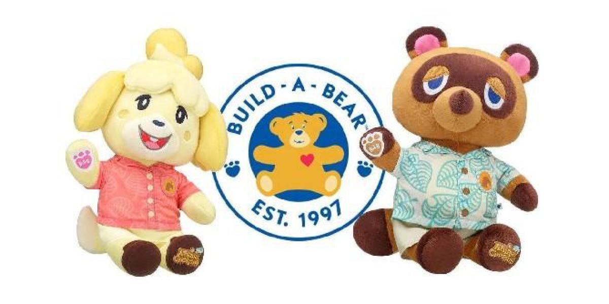 Animal Crossing Build-A-Bears será lançado nas Nintendo Stores