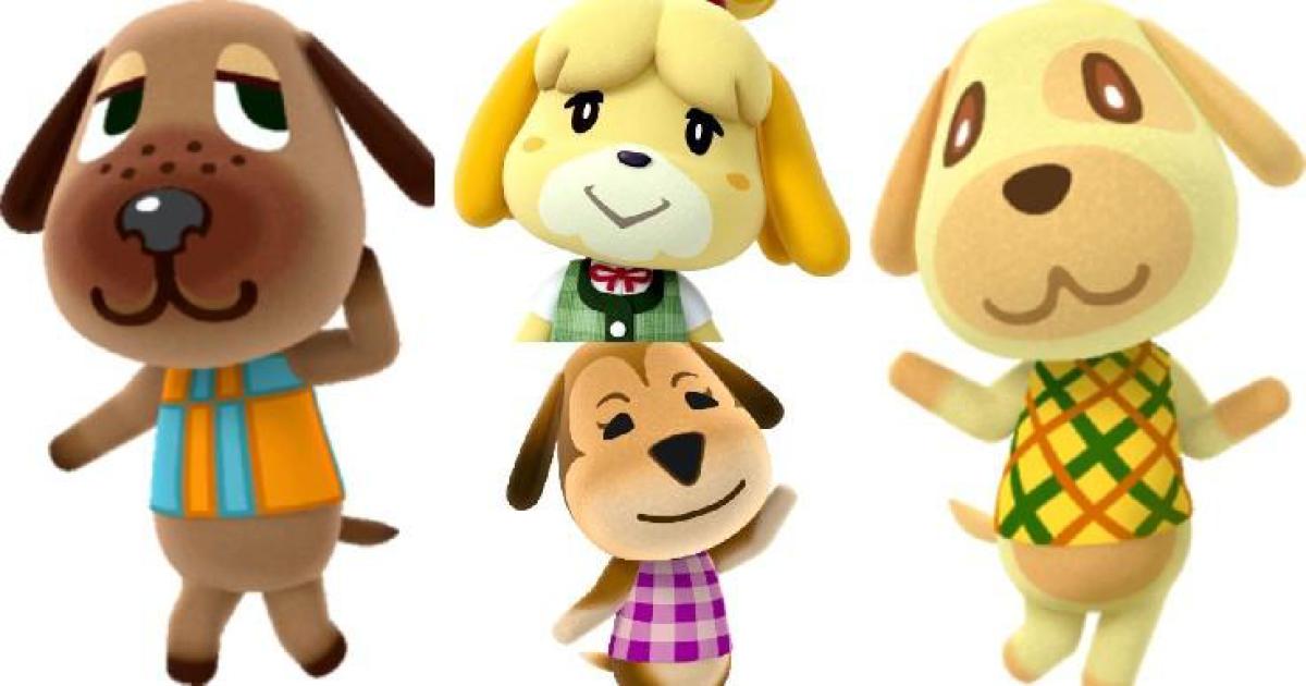 Animal Crossing New Horizons: 10 aldeões de cães mais adoráveis