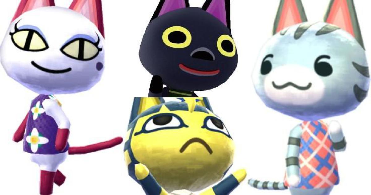 Animal Crossing New Horizons: 10 aldeões de gatos mais adoráveis