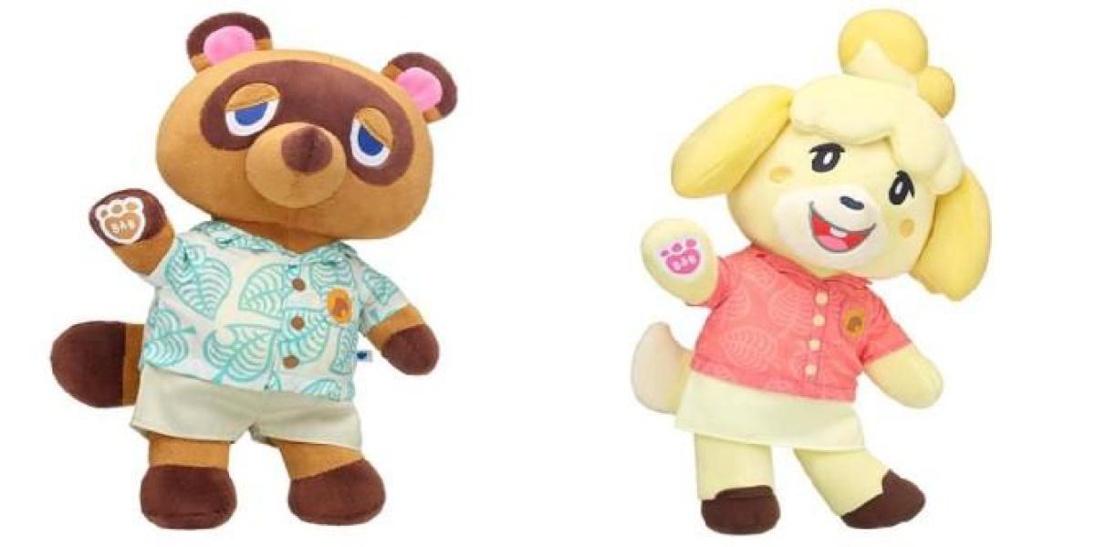 Animal Crossing: New Horizons Build-A-Bear Toys sendo reabastecido