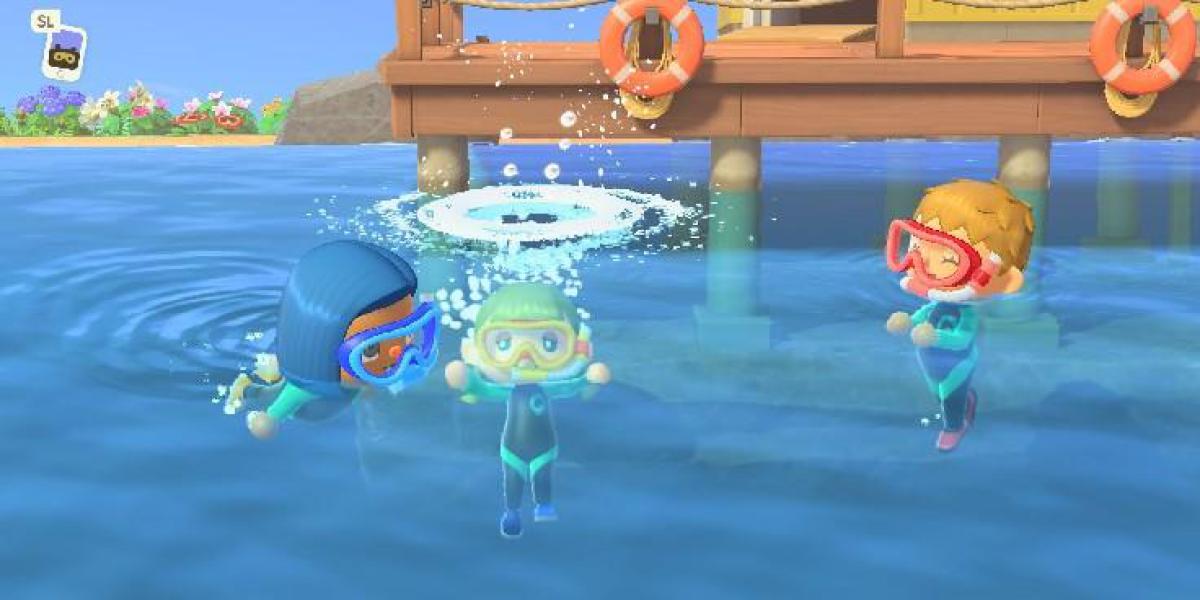 Animal Crossing: New Horizons – Como nadar