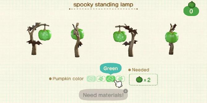 Animal Crossing: New Horizons - Como personalizar móveis assustadores com abóboras