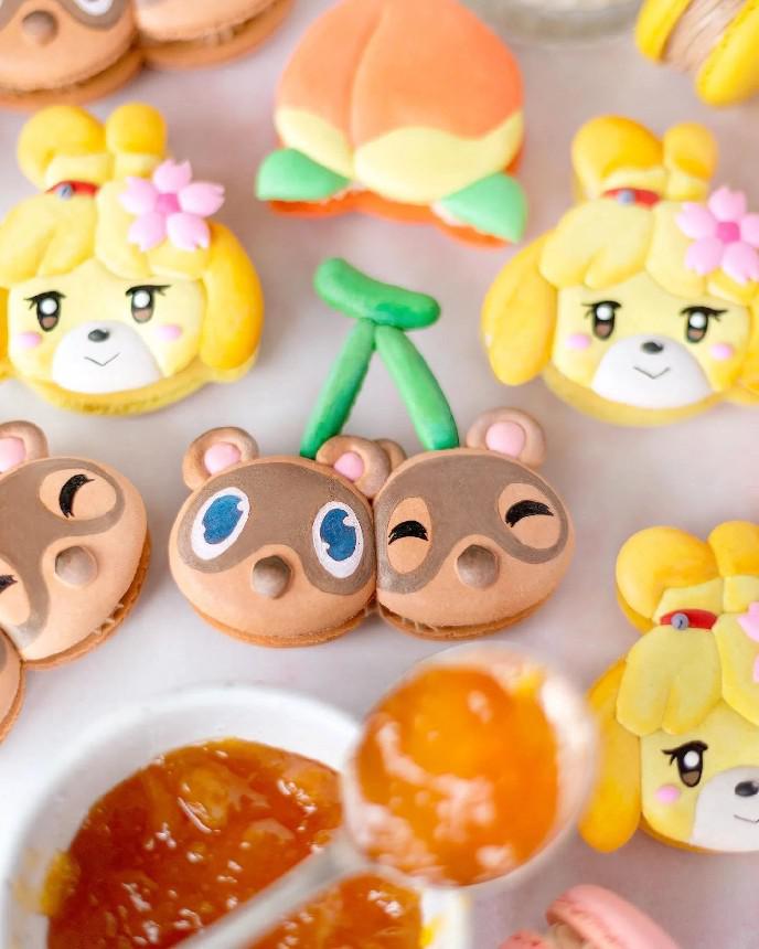 Animal Crossing: New Horizons Fã prepara macarons adoráveis ​​baseados nos personagens