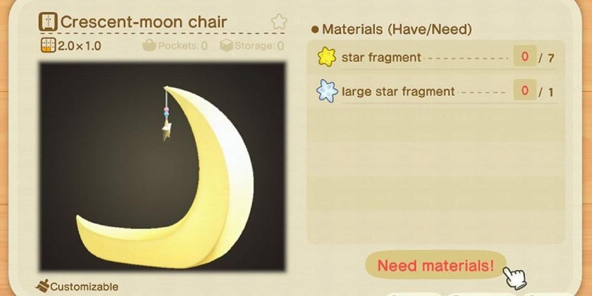 Animal Crossing: New Horizons Fan 3D imprime lindo suporte de telefone para cadeira de lua crescente
