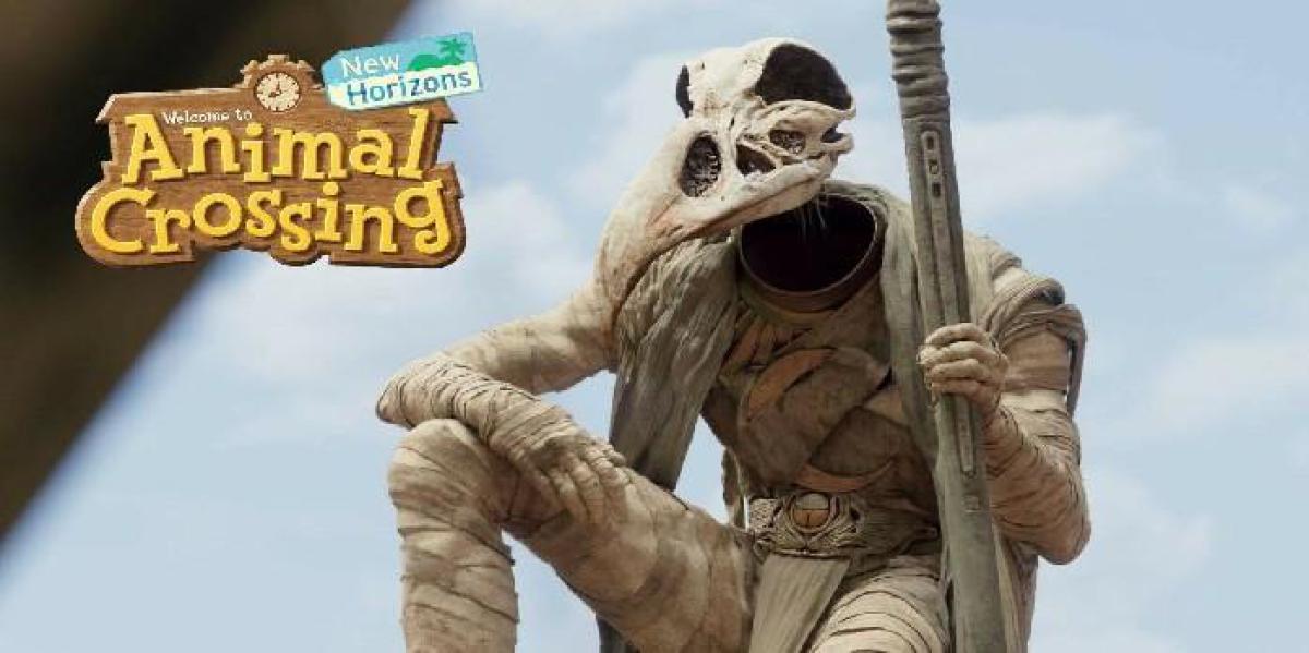 Animal Crossing: New Horizons Fan imagina Khonshu do Cavaleiro da Lua como um aldeão