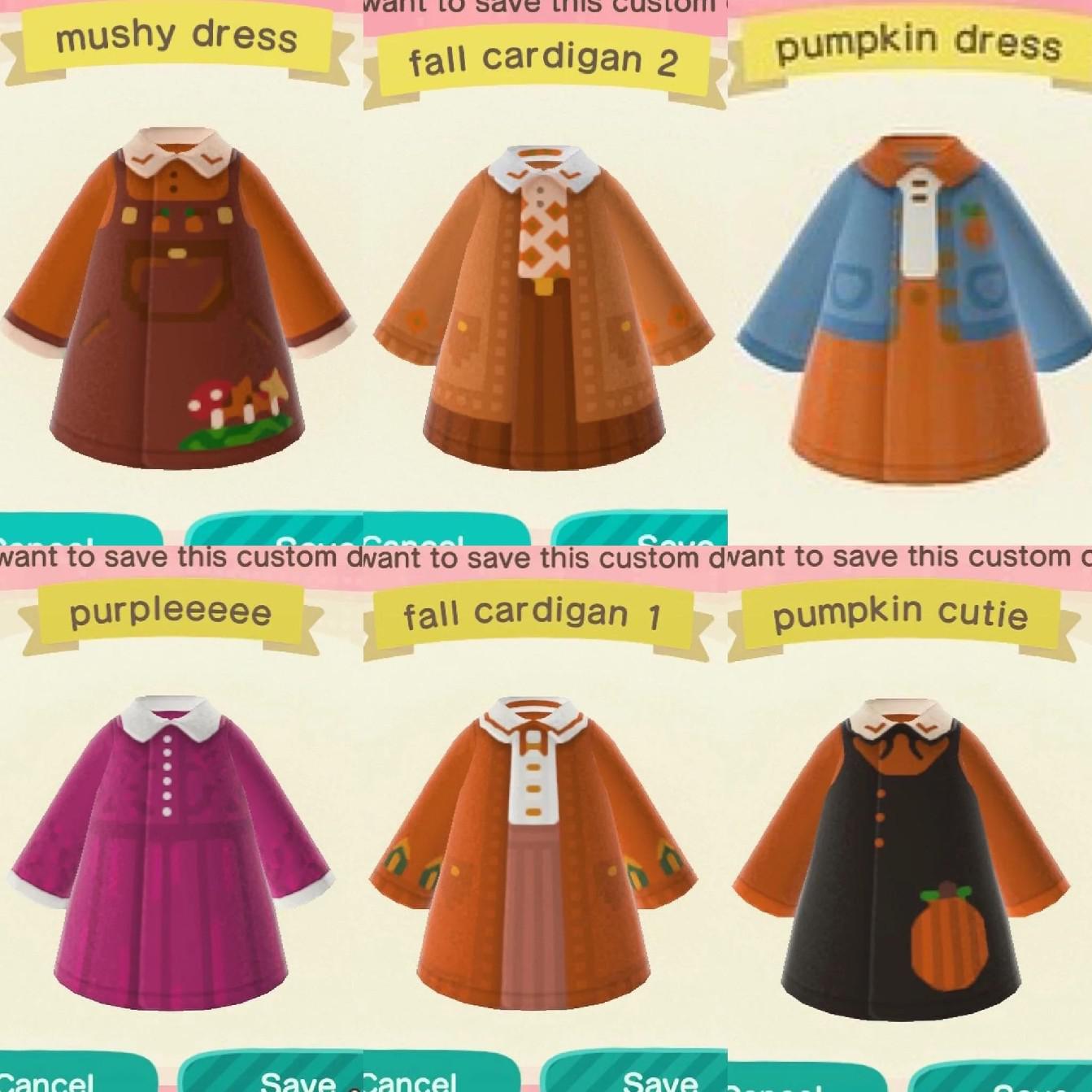 Animal Crossing: New Horizons Player compartilha designs incríveis de roupas de outono