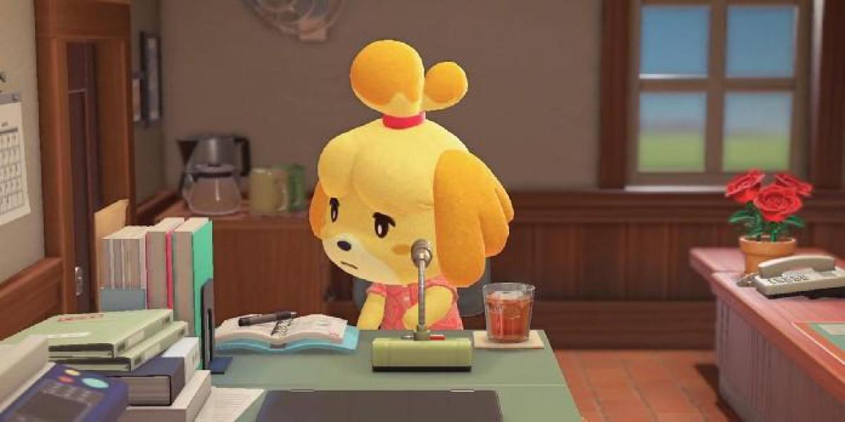 Animal Crossing: New Horizons Player cria brilhante relógio Isabelle