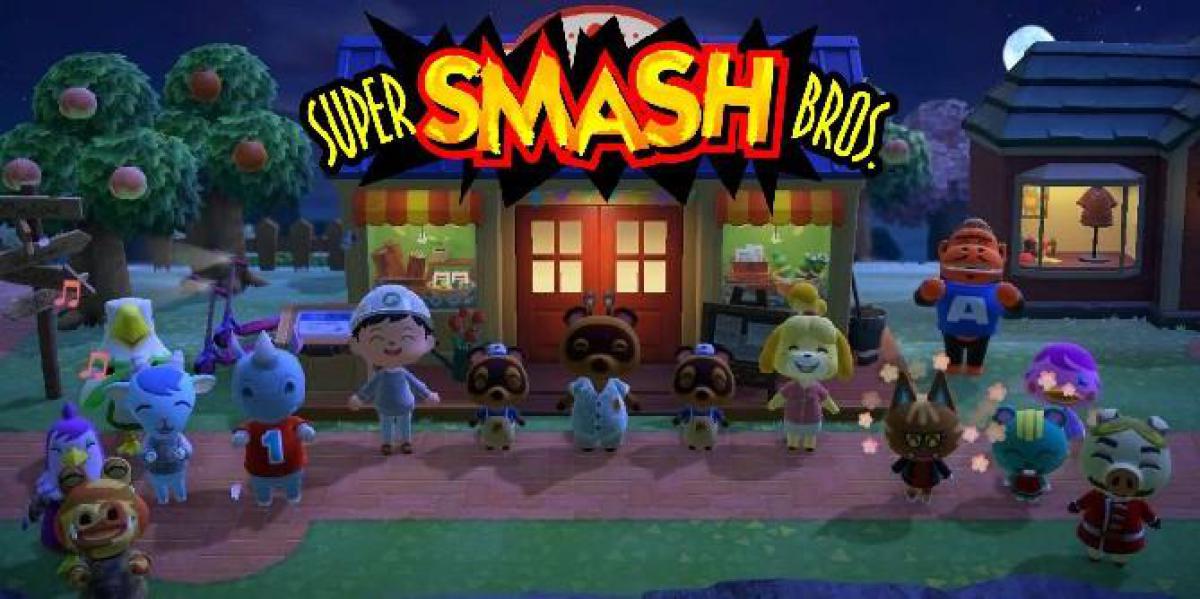 Animal Crossing: New Horizons Player recria introdução de Super Smash Bros.