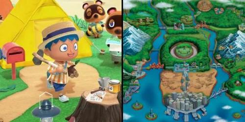 Animal Crossing: New Horizons Player recria Pokemon Black 2 e White 2 City