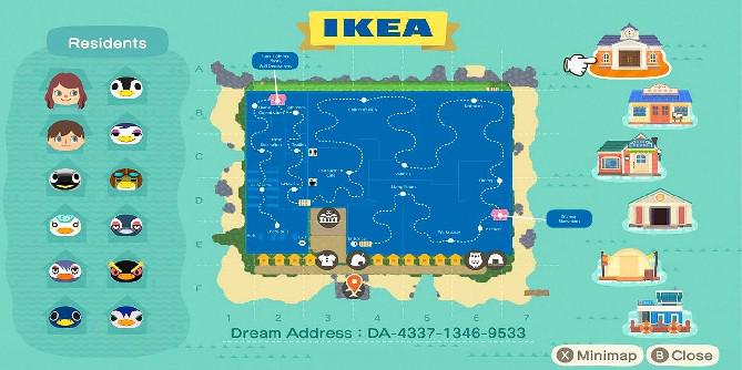 Animal Crossing: New Horizons Player transforma ilha em loja da Ikea