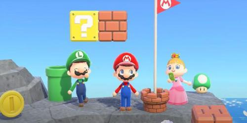 Animal Crossing: New Horizons recebe conteúdo do 35º aniversário de Super Mario Bros