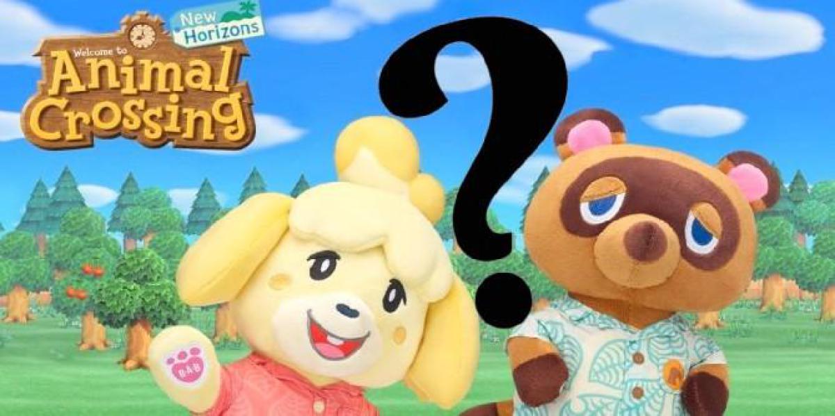 Animal Crossing: New Horizons recebendo outro personagem Build-A-Bear neste verão