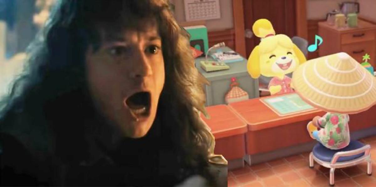 Animal Crossing: New Horizons Streamer recria a música Chrissy Wake Up Stranger Things no jogo