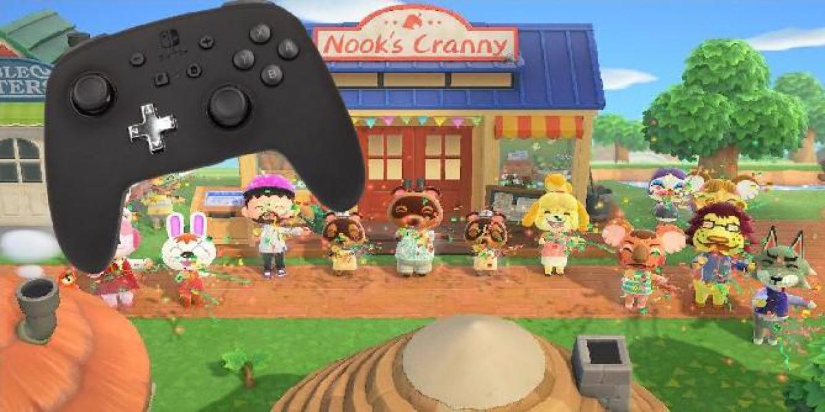 Animal Crossing: New Horizons Switch Controller vindo da PowerA