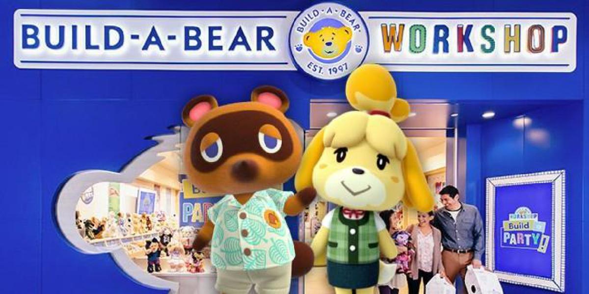 Animal Crossing: New Horizons x Build-a-Bear Sales define basicamente 2020-2021