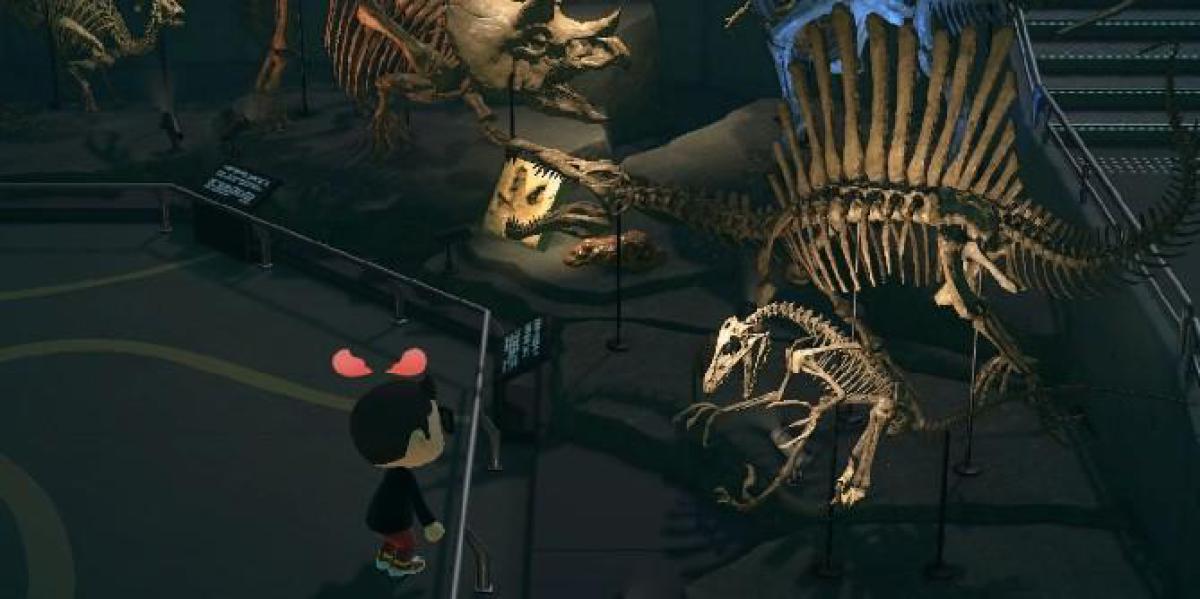 Animal Crossing: Os fãs da New Horizons querem que o esqueleto do Spinosaurus seja atualizado
