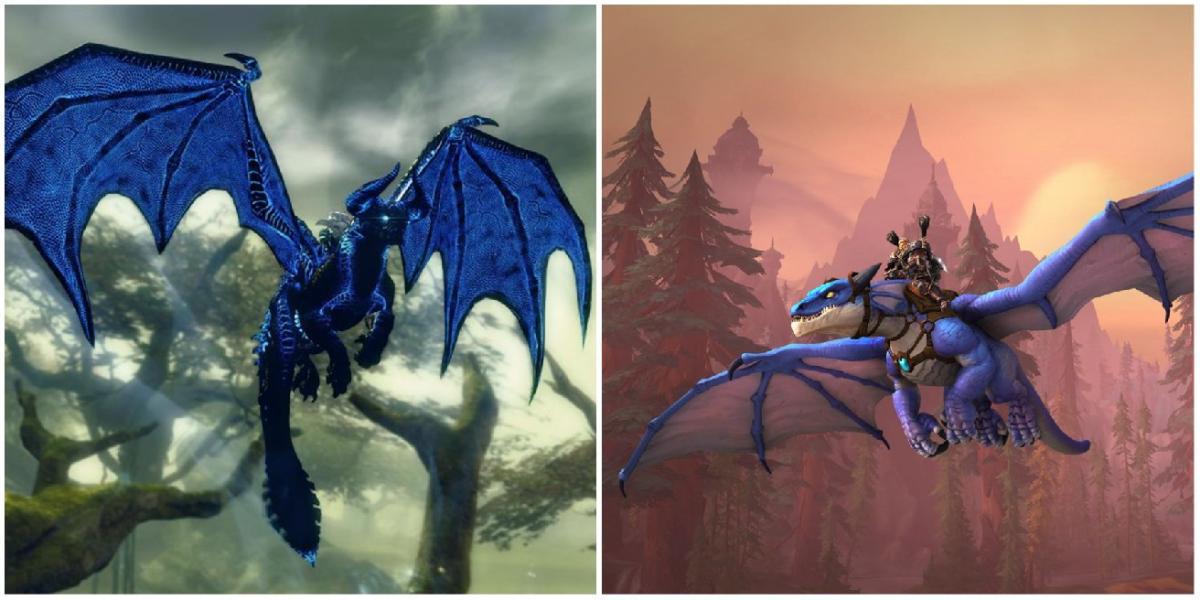 Anúncio de Guild Wars 2 zomba de World of Warcraft: Dragonflight