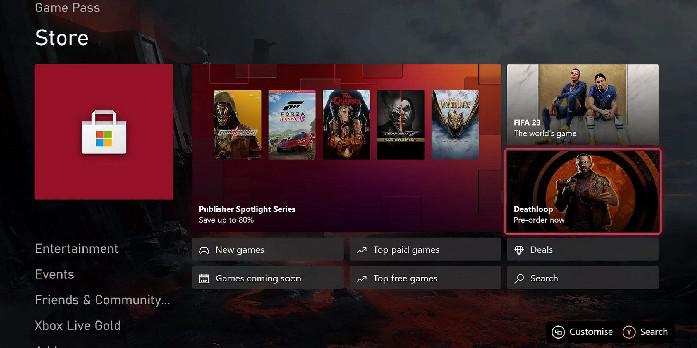 Anúncios Deathloop foram vistos no painel do Xbox