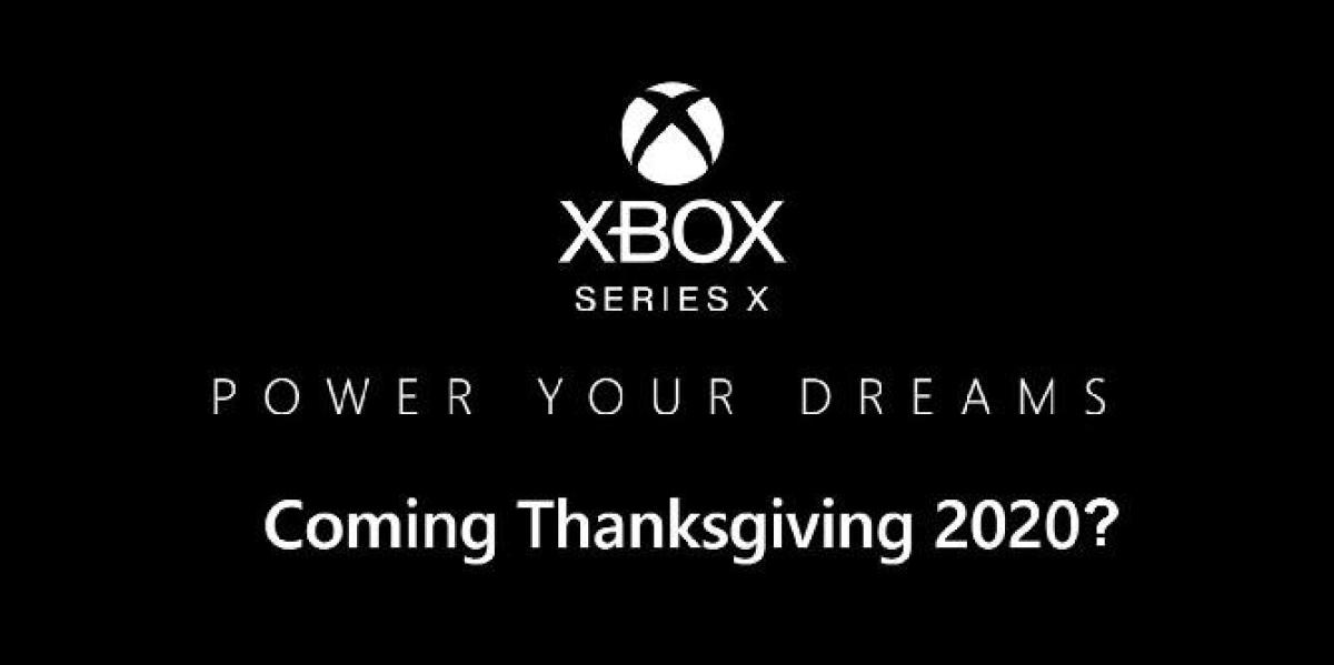 Aqui é quando os fãs provavelmente saberão a data de lançamento do Xbox Series X