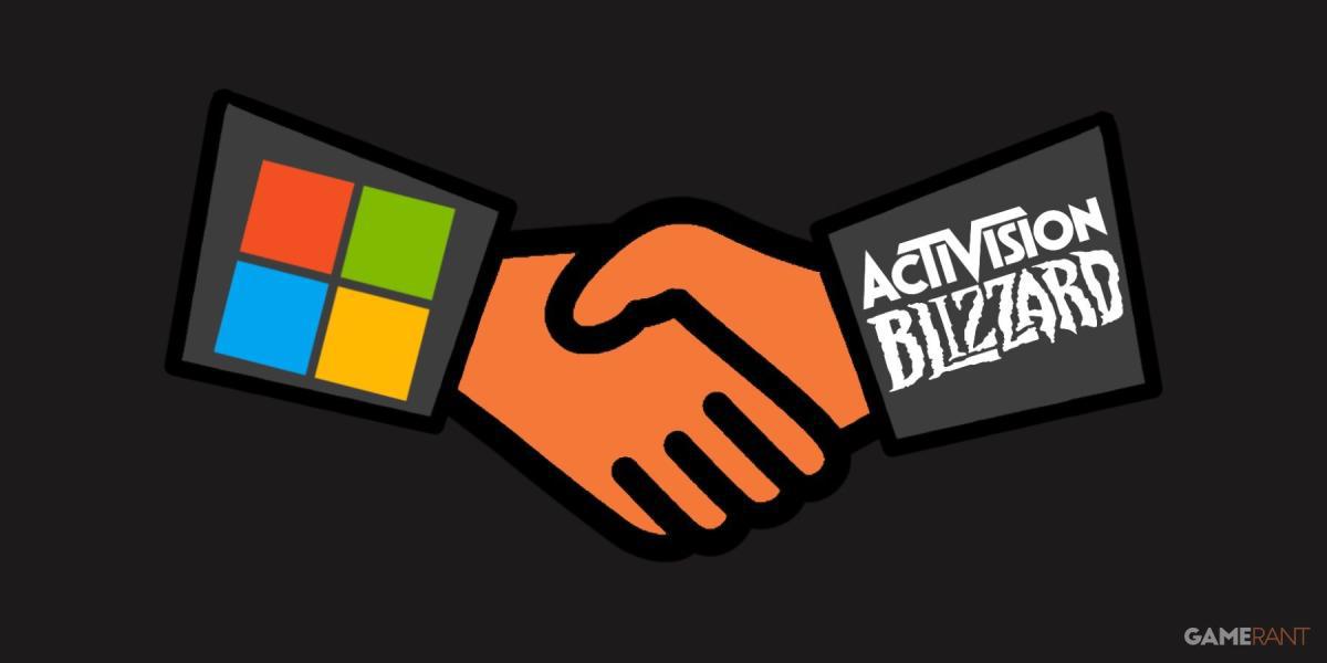 Contrato de handshake de aquisição da Microsoft Activision Blizzard ilustração GR