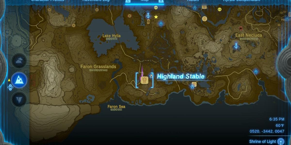 TotK-Highland-Stable-Map