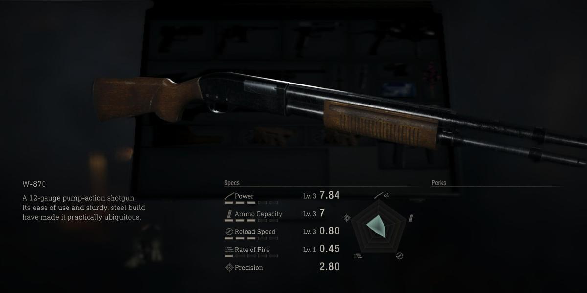 Resident Evil 4 Remake W-870 Shotgun-2