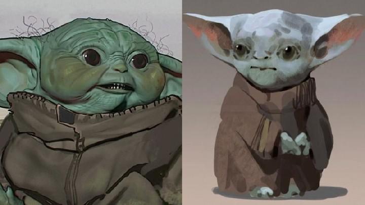 Arte conceitual de Baby Yoda é revelada e não é fofa