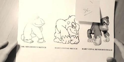 Arte conceitual de Donkey Kong Country revelada por ex-funcionário da Rare