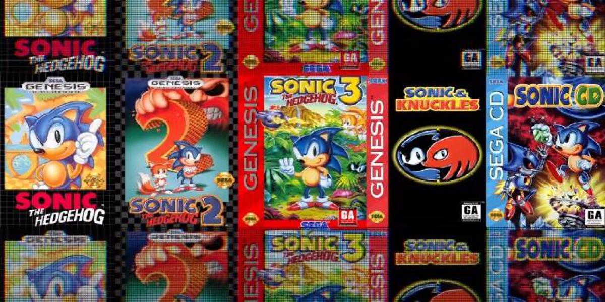Arte da caixa de Sonic Origins vaza online