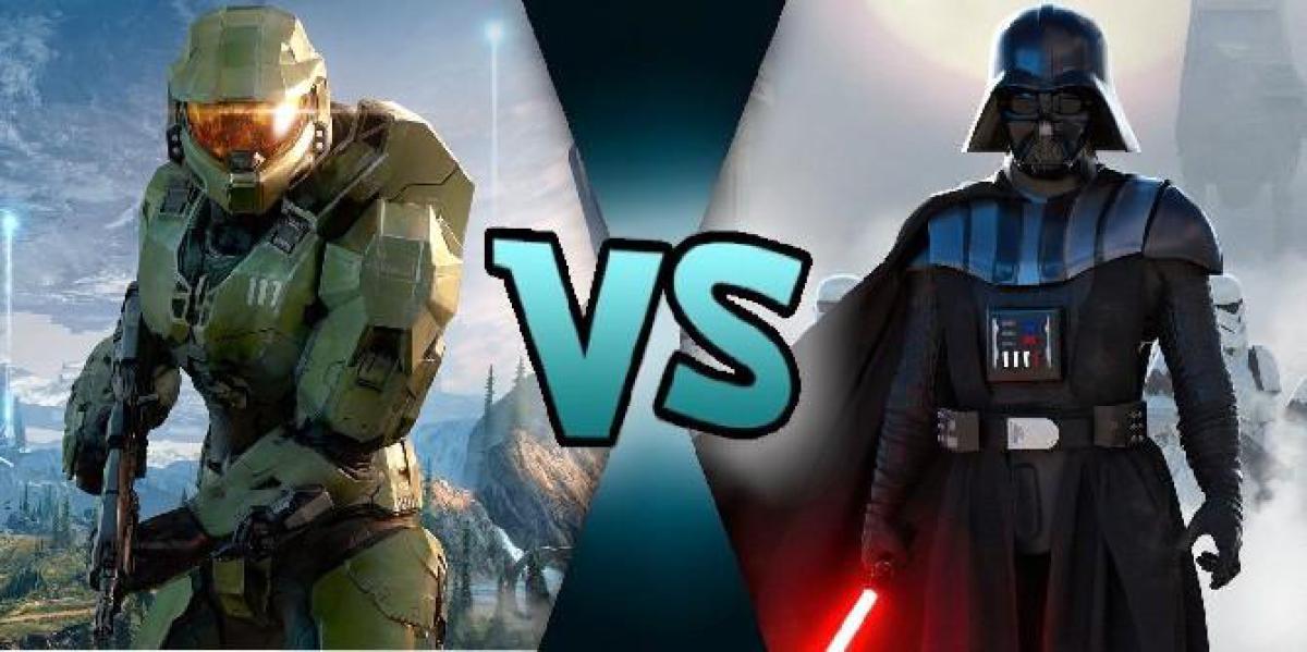 Arte de fã de Halo mostra Master Chief enfrentando Darth Vader