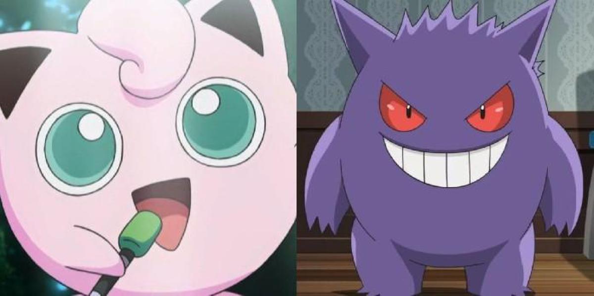 Arte de fã de Pokemon troca os rostos de Gengar e Jigglypuff