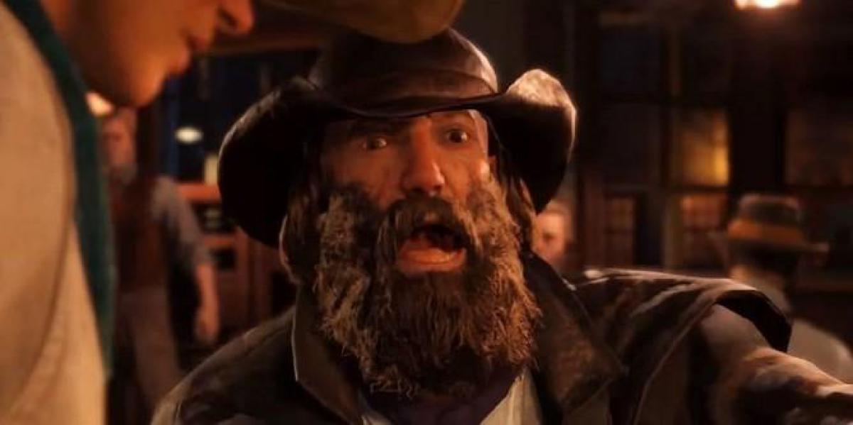 Arte dos fãs do filme Red Dead Redemption 2 imagina David Harbour como Bill Williamson