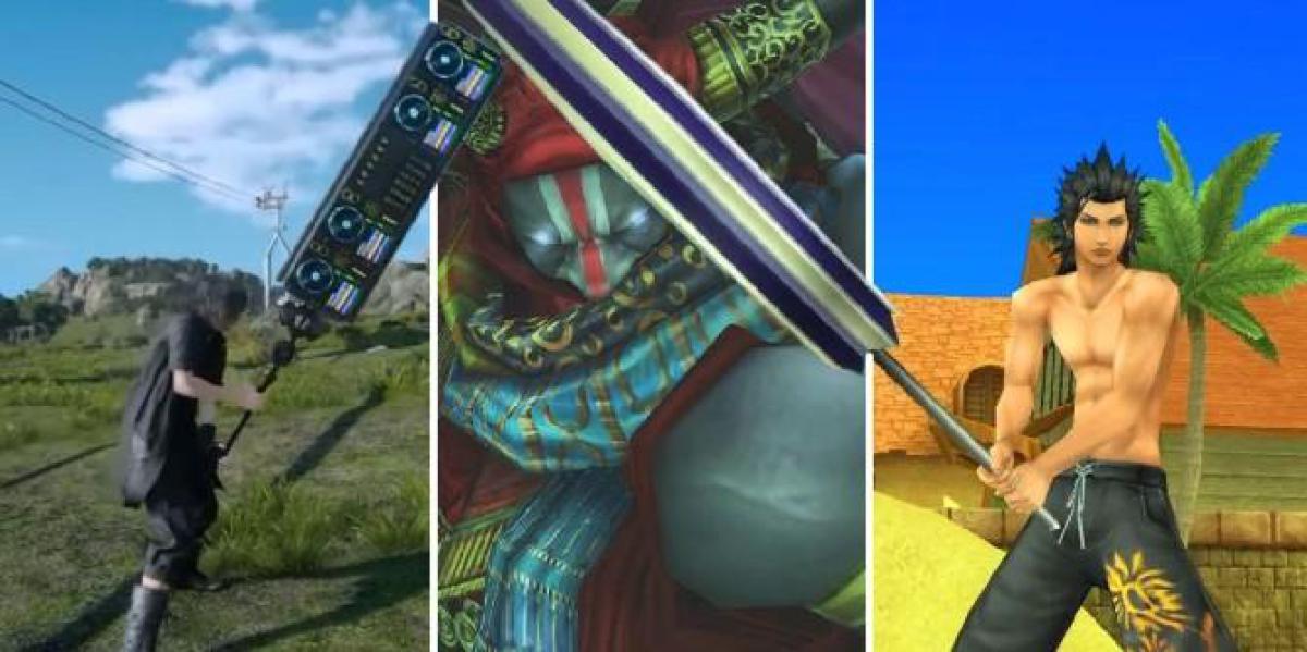 As 10 armas de piada mais ridículas dos jogos de Final Fantasy