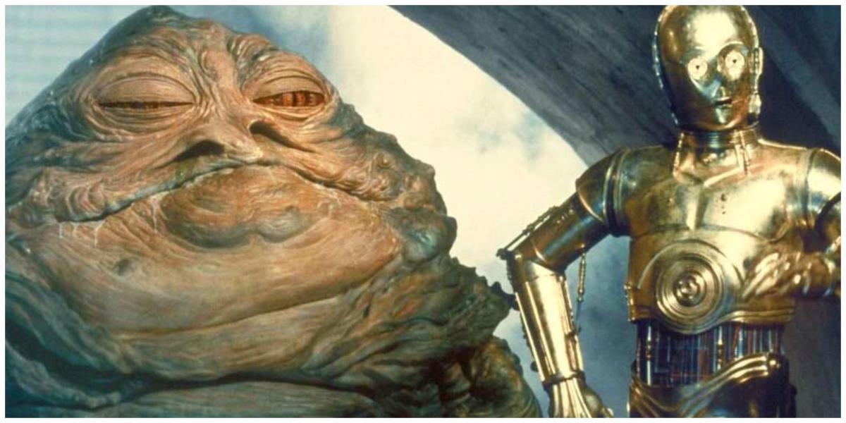 C-3PO e Jabba the Hut em Star Wars