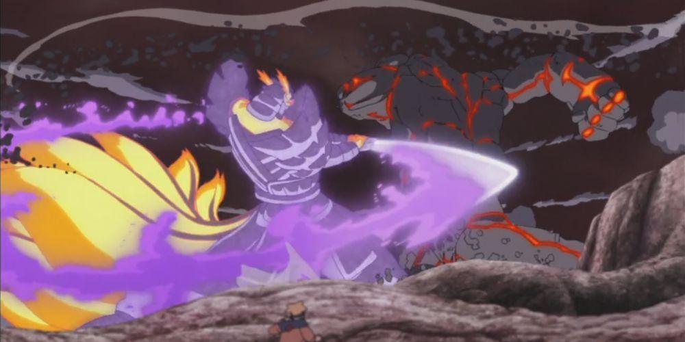 Naruto Sasuke Kurama Susanoo Sharingan Guerra Shinobi