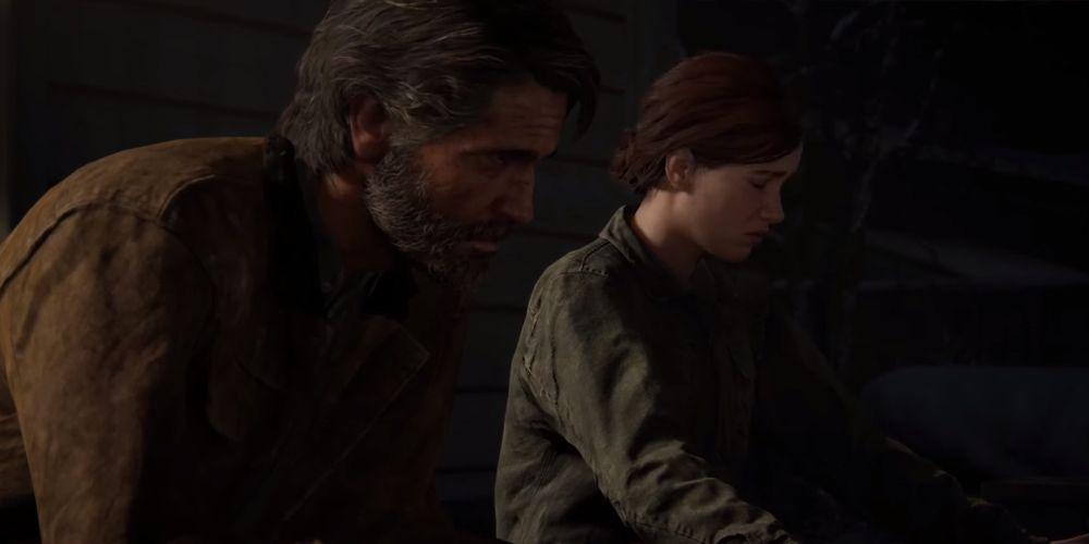 Ellie e Joel conversam em The Last of Us Part 2