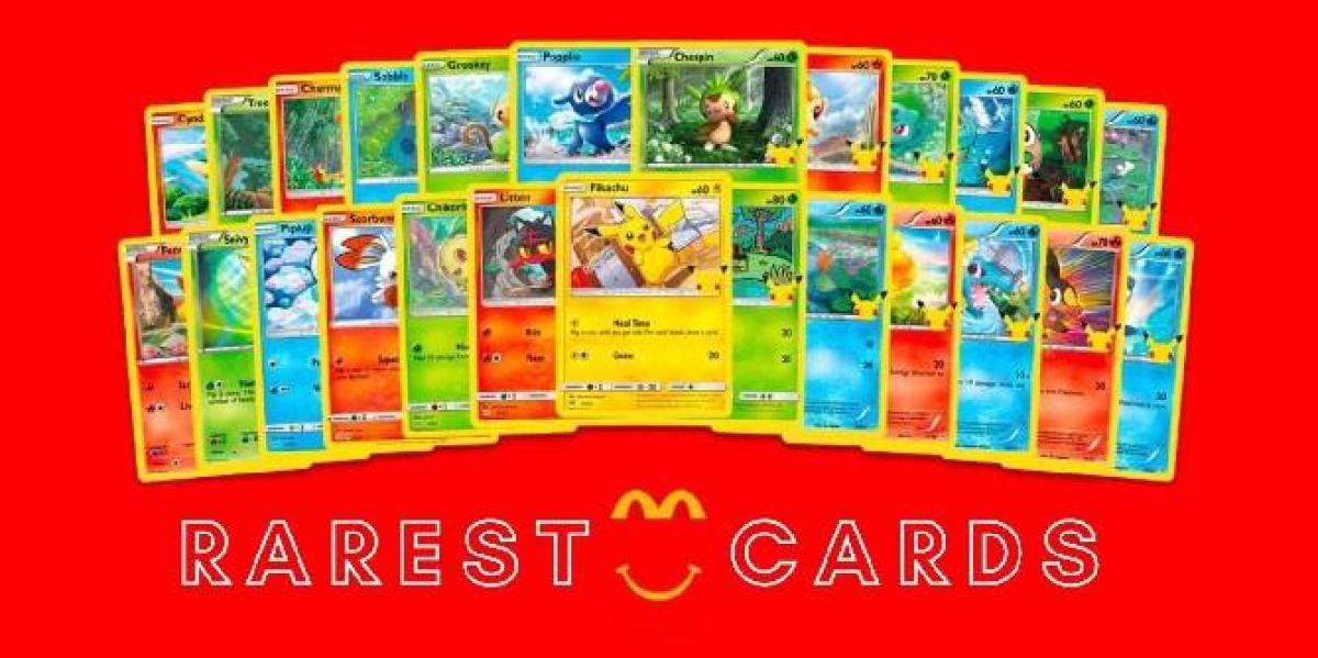 As 25 cartas de Pokemon mais raras do McDonald s