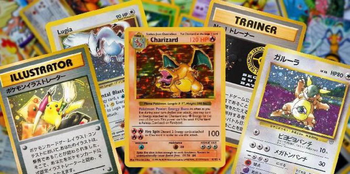 As 30 cartas de Pokemon mais caras já vendidas (e quantas delas estão por aí)