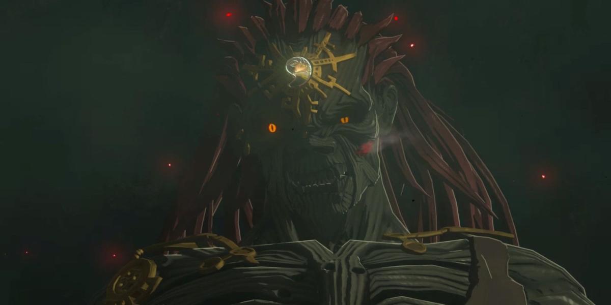 O rei demônio em The Legend of Zelda Tears of the Kingdom
