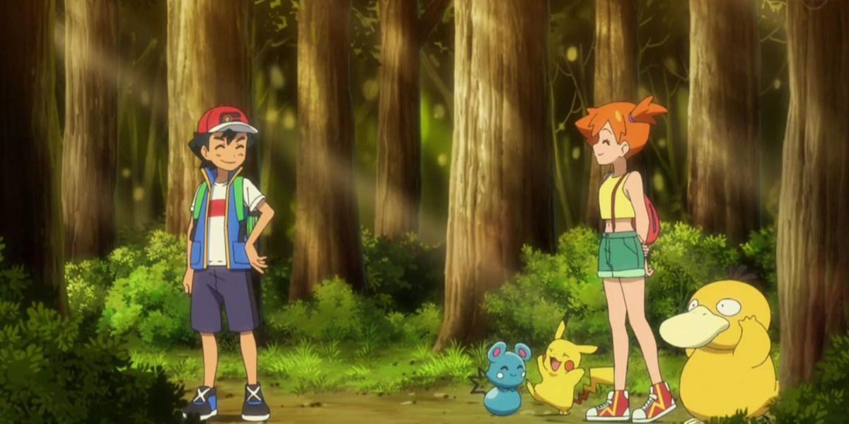 Ash e Misty se reencontram em Pokemon Anime