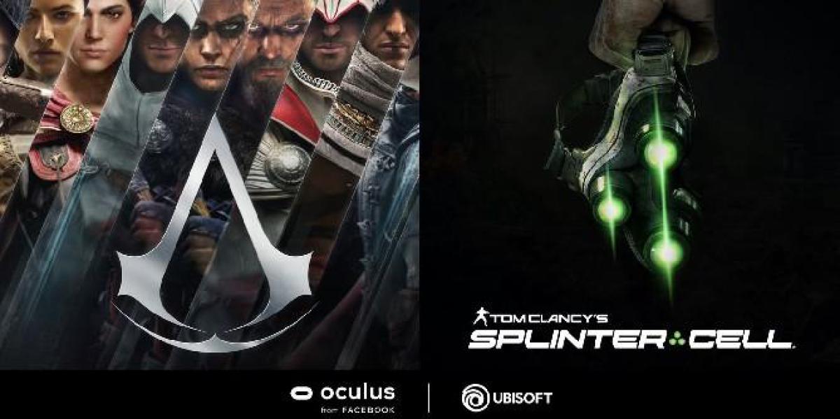 Assassin s Creed e Splinter Cell Games anunciados para Oculus Quest 2